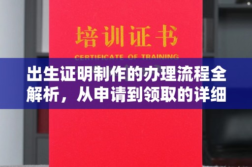 嵩明出生证明制作的办理流程全解析，从申请到领取的详细指南
